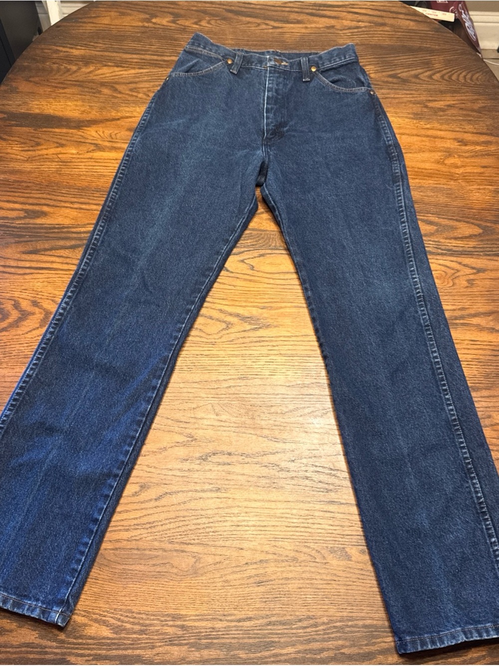 Wrangler Cowboy Cut Jeans Womens 9x32 Blue Excellent Vintage High Rise 14MWZDD